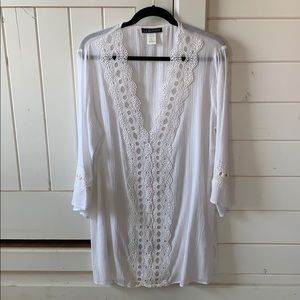 Sheer swimsuit cover